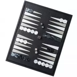 Эксклюзивный набор игр из кожи Alligator, черный